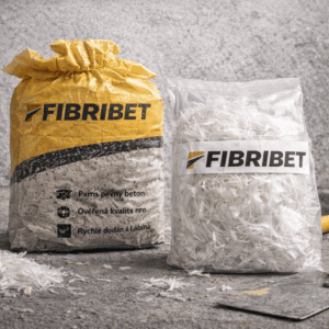 FIBRIBET vlákna polymerová 40 mm – Balení 10 kg